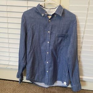 Dibi striped button down long sleeve shirt